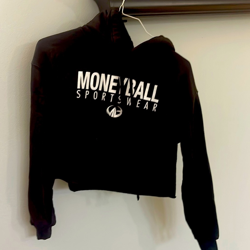 Moneyball size small women’s crop hoody.